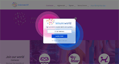 Desktop Screenshot of colchesterleisureworld.co.uk